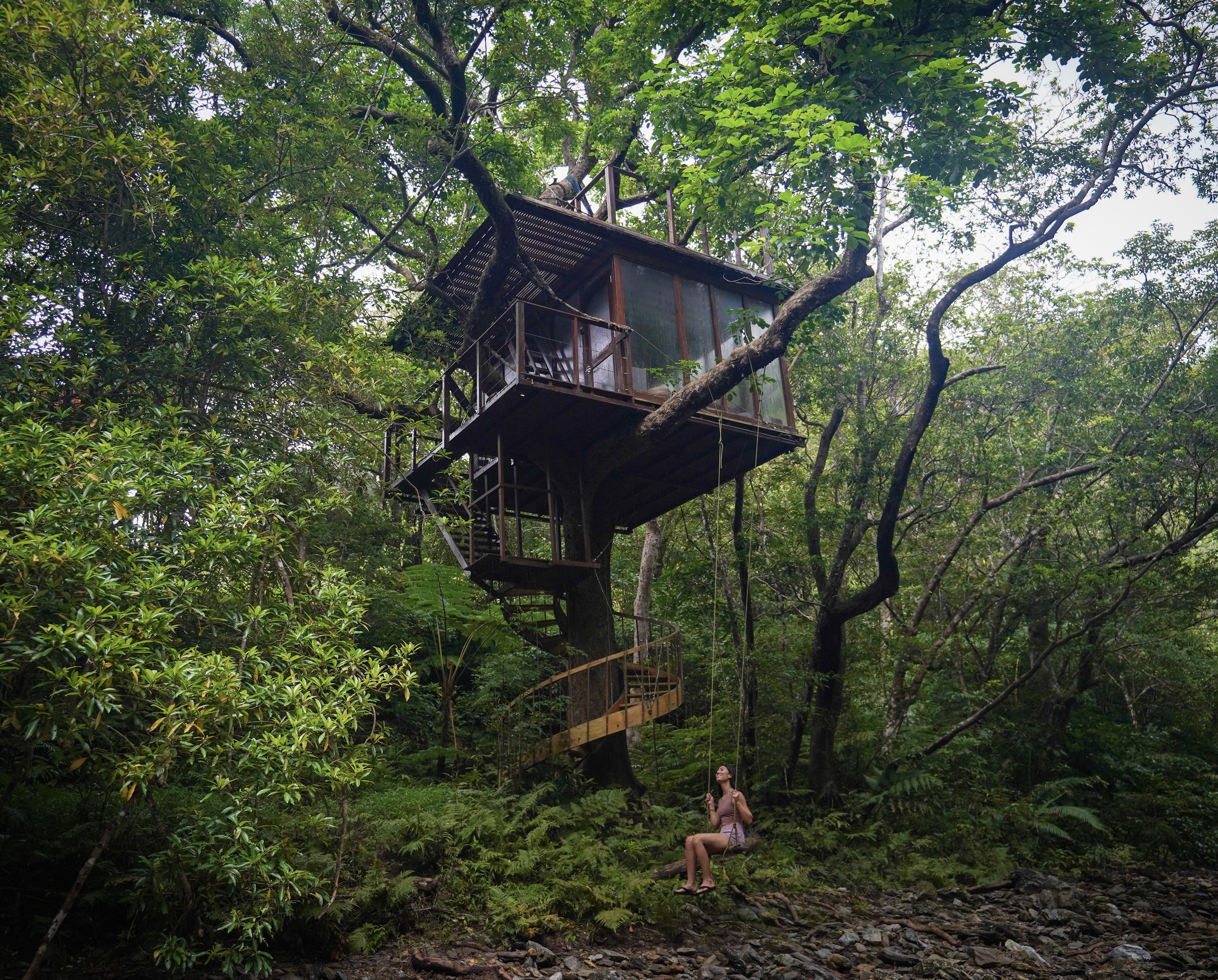 Treeful Treehouse Ecoresort Ocvb Okinawa Film Office